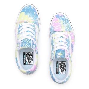 Vans Unisex Comfy Cush Old Skool Tie Dye Orchid/True Whit
